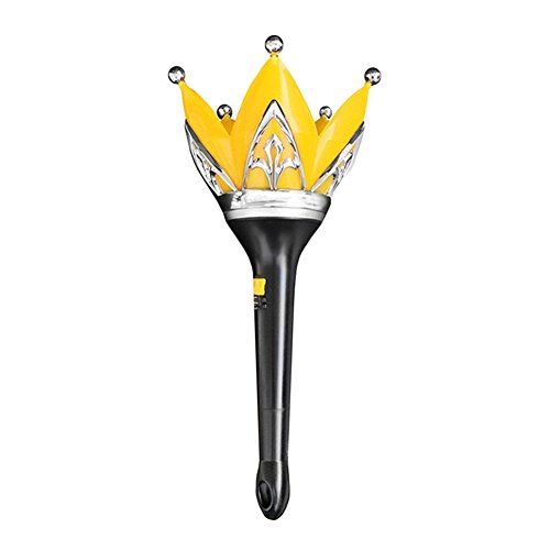KPOP BigBang Crown Support Light Stick Limited 10th Concert Lamp Glow Stick (Black)