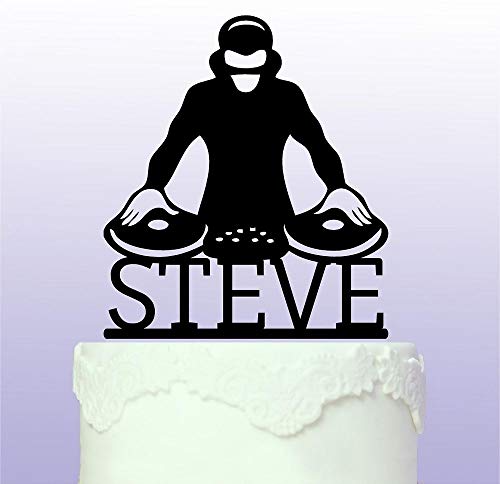 Personalised Dj Cake Topper - Club - Mixer