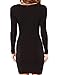 Face N Face Women's Knitting Sexy Casual Long Sleeve Short Dress