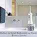 QQcute Cordless Water Flosser Portable Oral Irrigator Teeth Cleaner Rechargeable Anti Leakage 3-Mode 200ML Water Tank Waterproof Design