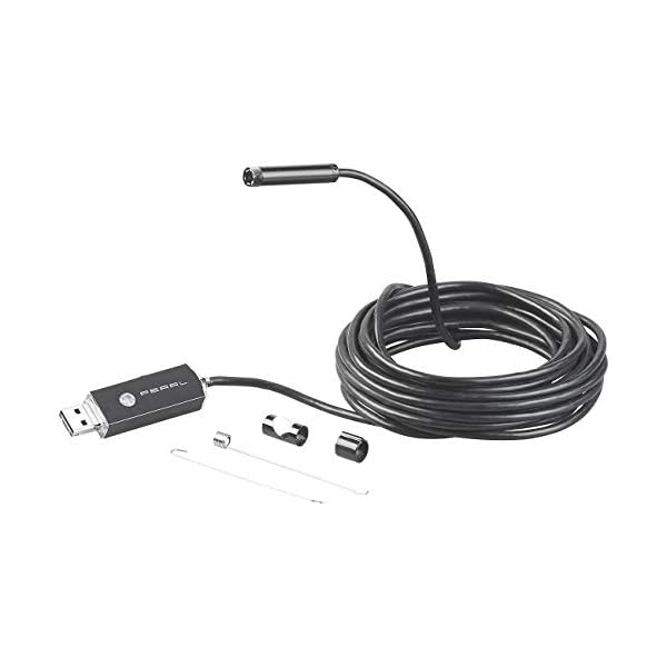 Somikon Rohrkamera: USB-HD-Endoskop-Kamera für PC und OTG-Android-Smartphone, 5 m, IP67 (Rohrkamera für Handy) – Bild 3