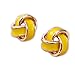 Latigerf Fashion Jewelry Gold Plated Women's Flower Screw Back Non-Pierced Clip on Earring Clips for non pierced ears for Girl Yellow