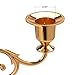 Ecoolda Gold Taper Candle Holder,Wedding & Dinning Table Decorative Candlestick Holder,Metal Candelabra,Fits 3/4 inch Thick Taper Candle