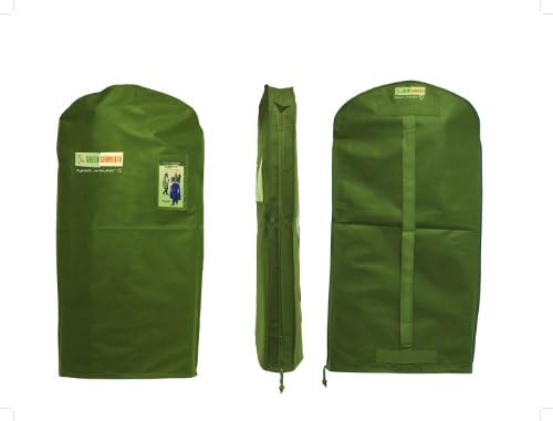 The Green Garmento 40-Inch Green Grass Signature Laundry Reusable Bag, 4-in-1