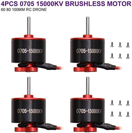 Brushless Motor 4PCS 0705 15000KV Brushless Motor for 60 80 100mm RC Drone