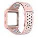 Fitbit Ionic Bands And Case,MYRIANN Accessories Set With Silicone Sport Band And Protective Case Cover for Fitbit Ionic Smart Watch (Pink/White, Small(5.5