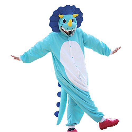 WOTOGOLD Animal Cosplay Costume Triceratops Unisex Pajamas