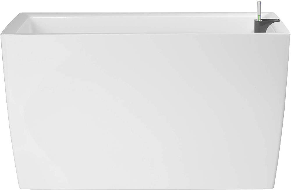 Artevasi Marbella Plant Box 76 cm Self Watering, White, White, 30.5x76x45 cm, 5600442822595