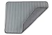 Bone Dry Striped Pet Cage Mat, X-Large - 25 x 39, Gray