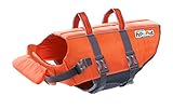 Outward Hound Ripstop Medium Dog Life Jacket Life Preserver for Dogs, Medium, Orange