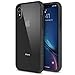 iPhone XR Case, Maxboost HyperPro Hybrid Case Compatible Apple iPhone XR 2018 -Matte Black [Enhanced Drop Protection] Infused GXDGel/TPU Cushion/Rigid Clear Backplate Cover (Fit Most Screen Protector)