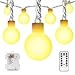 Kohree LED Globe String Lights, Remote Ball String Fairy Light for Indoor Outdoor Decoration(16.4ft,50leds), Battery Powered 8 Lighting Mode, Dimmable, Warm White