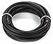 EWCS 1/0 Gauge Premium Extra Flexible Welding Cable 600 Volt - Black - 25 Feet - Made in The USA