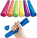 Ouddy Silicone Ice Pop Molds, Popsicle Molds with Lids, Multi Colors - Set of 8