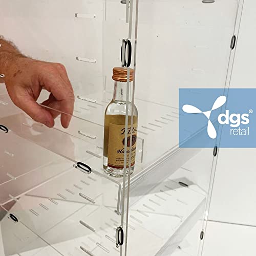 Mini Liquor Bottle Display w/Adjustable Shelves & Dividers 12W Pricepulse