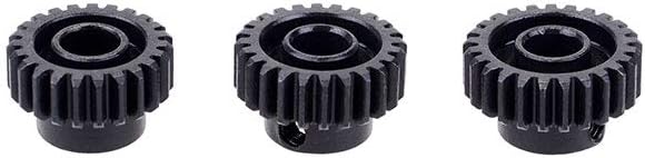 DollaTek 3PCS M0.6 17T-28T Metal Pinion Motor Gear for 5mm Shaft 1/8 RC Car Engine Spare Parts - 20T 21T 22T Gear - Image 3