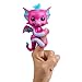 Fingerlings - Glitter Dragon - Sandy (Pink with Blue) - Interactive Baby Collectible Pet - By WowWee primary