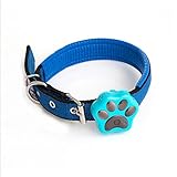 Genmine Smart WiFi Pet GPS Tracker Waterproof Pet GPS Leds Flash Collar Locator Anti-lost Pet GPS Tracking Device Remote Wireless Finder Wifi Safety Alarm For Cats Dogs Free App for iPhone Android