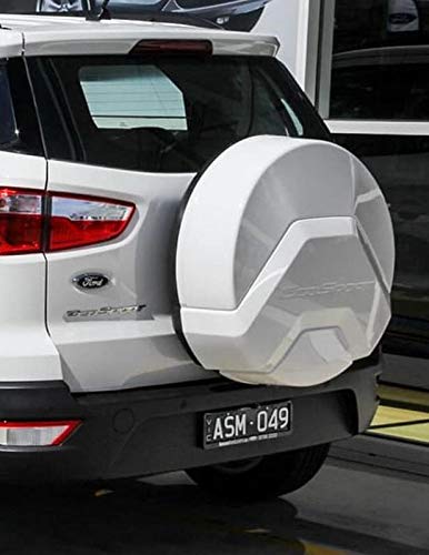 Autozone Stepney Cover Spare Wheel Cover Compatible For Ecosports Facelift Model Diamond White Model For 2018 Suitable For All Variants Of Ecosports Amazon In Car Motorbike
