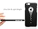 iPhone 6 Case, NOVOLAND The Angel's Tears Bling iPhone 6 6s (4.7-Inch) Diamond Case for Girls and Women, Unique Glitter PC Hard Case Ultra Thin, Black