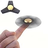 Metal Fidget Spinner Toy, Monodeal Hand Spinner with Premium Brass Bearing, Stress Reducer, Relieve Anxiety ADD ADHD Autism - Up to 5 Mins