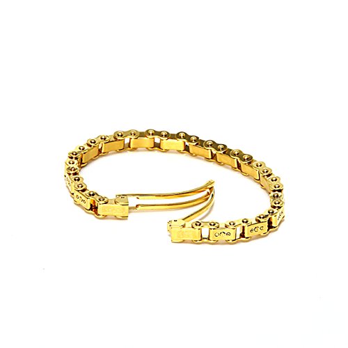 IceLink-Mila-Gold-PVD-Thin-Link-Unisex-Bicycle-Chain-Bracelet