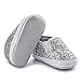 Enteer Baby Girls' Bling Loafers Shoes (3-6months, Bling)
