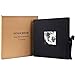 INNOCHEER Photo Album - Self Adhesive 80 Black Pages, Large Scrapbook Wedding Guest Book for DIY Anniversary Travel Memory Scrapbooking (Black 12 x 12)