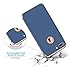iPhone 7 Plus iPhone 8 Plus Hollow Case Slim 3 in 1 Hard PC Matte Surface Non Slip Shockproof Anti-Scratches Full Body Protective Cover for iPhone 7+ iPhone 8 + (iPhone 7 Plus iPhone 8 Plus, Blue)