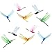 Hdecor Dragonfly Garden Ornaments & Patio Decor Butterfly Party Supplies for Garden Yard Planter Colorful Whimsical Dragonfly Stakes (20pcs wiht a gift)