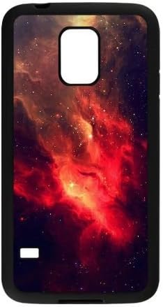 Samsung Galaxy S5 Mini Case,Aesthetic Romance Galaxy Starry Sky Pattern Fashion Trend Durable Hard Plastic Scratch-Proof Protective Case,Black 04
