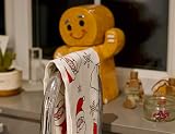 Lex's Linens Christmas Cotton Tea Towel Kitchen Towel 2 Pack Santa Rudolph view 4