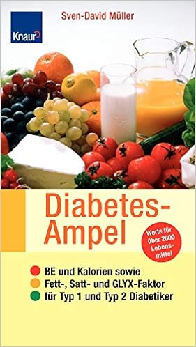 Die Diabetes Ampel Be Und Kalorien Sowie Fett Satt Und Glyx Faktor Fur Typ 1 Und Typ 2 Amazon De Muller Sven David Bucher
