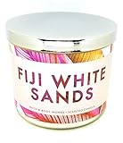 Bath & Body Works 2018 Fiji White Sands Scented Candle 3 Wick 14.5 Ounce