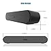 LENRUE PC Soundbar Stereo Bluetooth Sound Bar with Mic AUX/RCA FM Function, USB, Micro SD Card Support for Projector, Tablet, PC, Desktop, Smartphone, TV(No Remote)