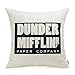 The Office Merchandise Dunder Mifflin Pillow Covers 18 x 18 Inch The Office Gifts for Dwight Schrute Fans primary
