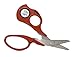 Night Owl Medical Scissors - 5-in-1 Compact Trauma Shears for Nurses and Medical Professionals with Rechargeable USB Light - Excellent for ICU, Surgery & Telemetry (Red)