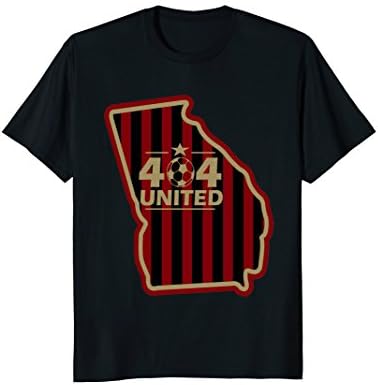 404 United Atlanta Soccer Original Design Georgia map shirt T-Shirt