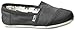 TOMS Womens Classics Black Canvas 001001B07-BLK
