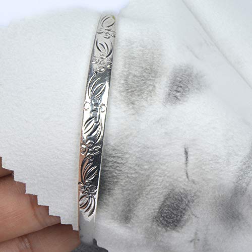 Sunland Set of 3 Premium Microfiber Jewelry Polishing Cloth - Best for Cleaning Silver, Gold and Platinum Jewelry - Thumbnail 5