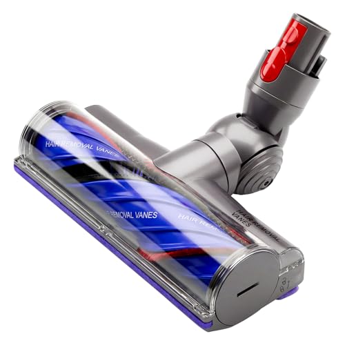 Motorized Anti-Tangle Brush for Dyson V7 V8 V10 V11 V15 - Direct Drive Replacement Head Turbo Accessory for Hard Floors Compatible with SV10 SV11 SV12 SV14 SV15 | Brush for Dyson V7, V8, V10, V11, V15 Vacuum Cleaner