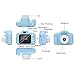 ArtJ4U Kids Digital Video Camera for Girls 3-10 Years Old,5 MP Rechargeable Camera Shockproof 1080P HD Cameras Camcorder for Girls Kids Toddler Indoor Outdoor Travel(32GB Memory Card Included) (Blue)