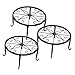 Tosnail 3 Pack Metal Potted Plant Stands Plant Holder (Black)thumb 3