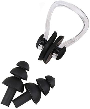 Dsoso Silicone Swimming Earplugs Nose Clip + Ear Plugs