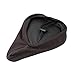 EraseSIZE Comfortable Exercise Bike Seat Cover Professional Large Wide Big Bum & Gel Padded Bicycle Saddle Cushion for Women Men – Fits Cruiser and Stationary Bikes, Indoor Cyclingthumb 2