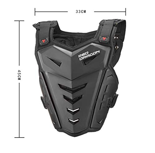 image for LLC-POWER Motorcycle Armor Vest Motorcycle Riding Chest Armor Back Pro