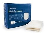 Adult Disposable Brief Diaper, XL, Extra Large, Moderate Absorbency,  McKesson BRCLXL - Case of 60
