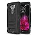 LG G Flex 2 Case, MoKo Shock Absorbing Hard Cover Ultra Protective Heavy Duty Case with Holster Belt Clip + Built-in Kickstand for LG G Flex 2 5.5 Inch (2015) - Black