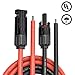 Kohree MC4 Solar Panel Extension Cable 10 AWG 10 Feet Solar Adapter Cables with MC4 Weatherproof Female and Male Connector Wire Kits (10FT Black + 10FT Red)