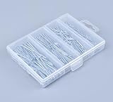 275 Pcs Assorted Iron Flat Head Nails for Wood Zinc Plated 25-40mm Silver view 7